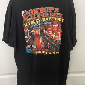 Harley Davidson black RIVER WALK t shirt